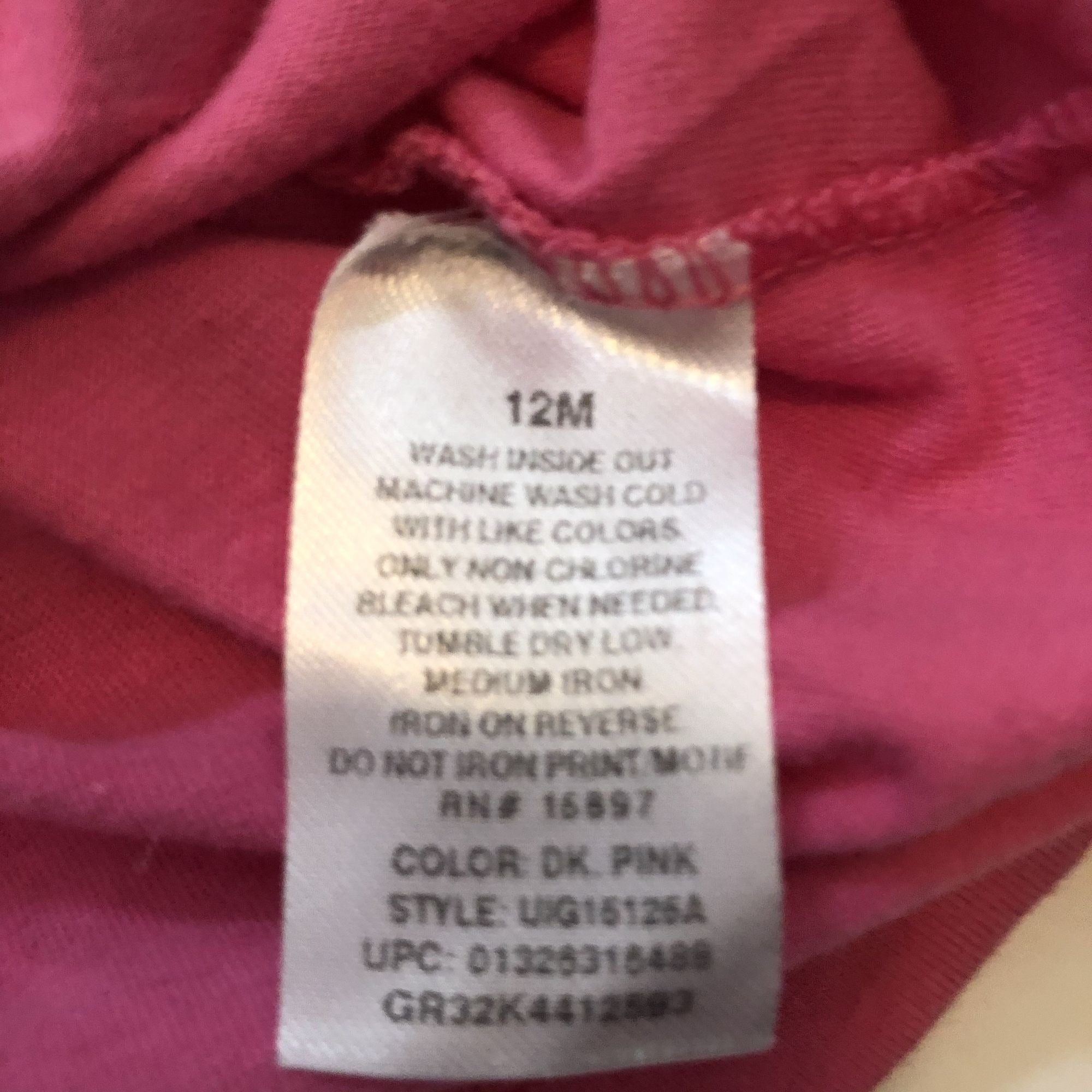 Baby Girls Graphic Tee Cute Fun Lucky Design 12M Pink & Green St. Patrick's Day