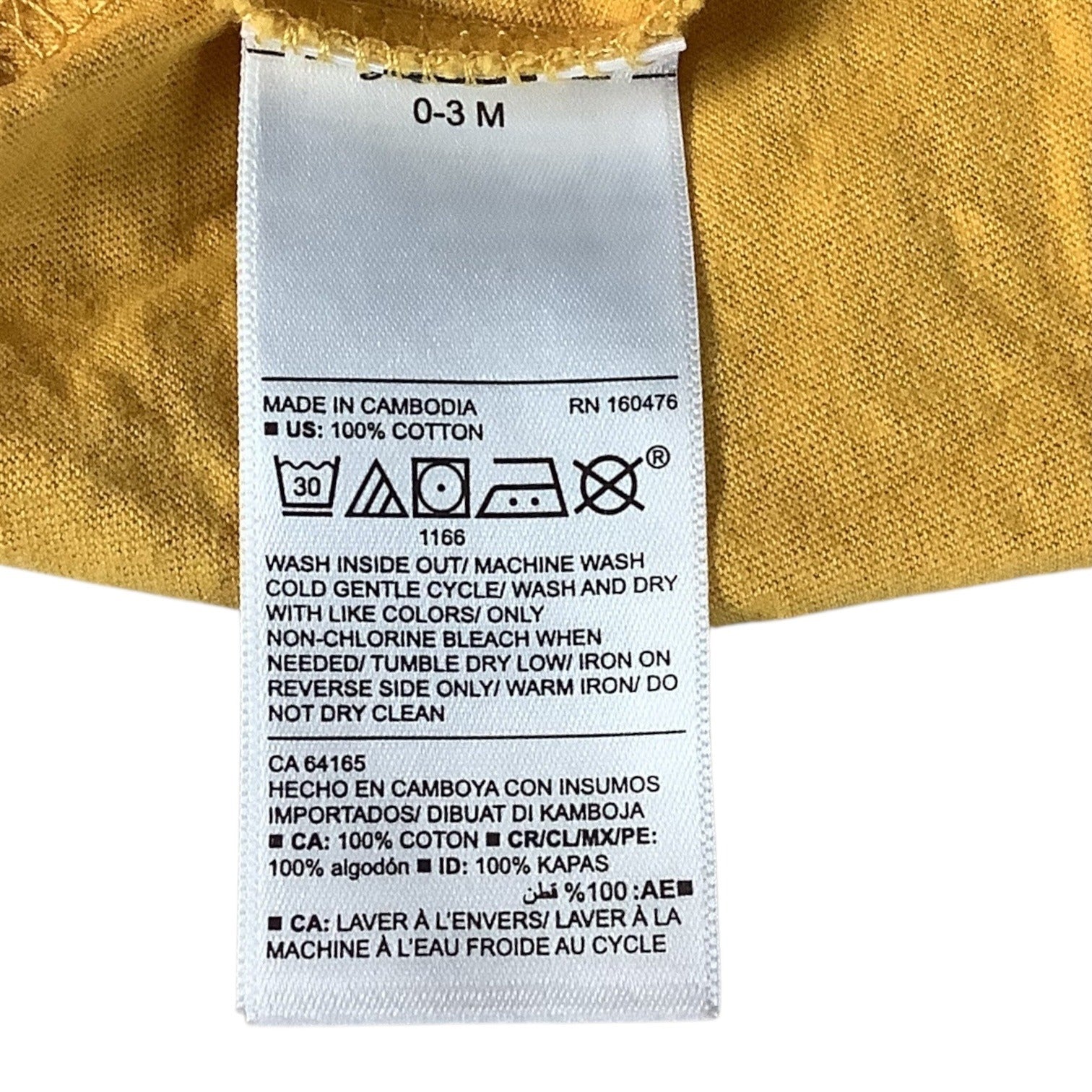 Old Navy Baby Girls Jumpsuit Yellow White Polka Dots Short Sleeve 0-3M One Piece