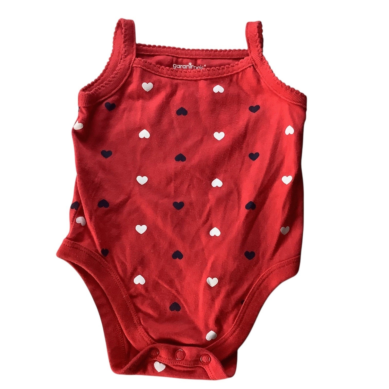 Garanimals Lot of 3 Baby Girl Bodysuit Size 0-3M Purple Red Yellow Cotton Blend