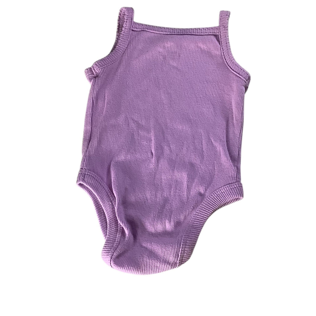 Garanimals Lot of 3 Baby Girl Bodysuit Size 0-3M Purple Red Yellow Cotton Blend