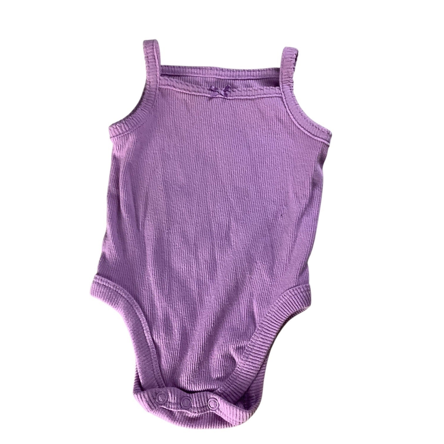 Garanimals Lot of 3 Baby Girl Bodysuit Size 0-3M Purple Red Yellow Cotton Blend