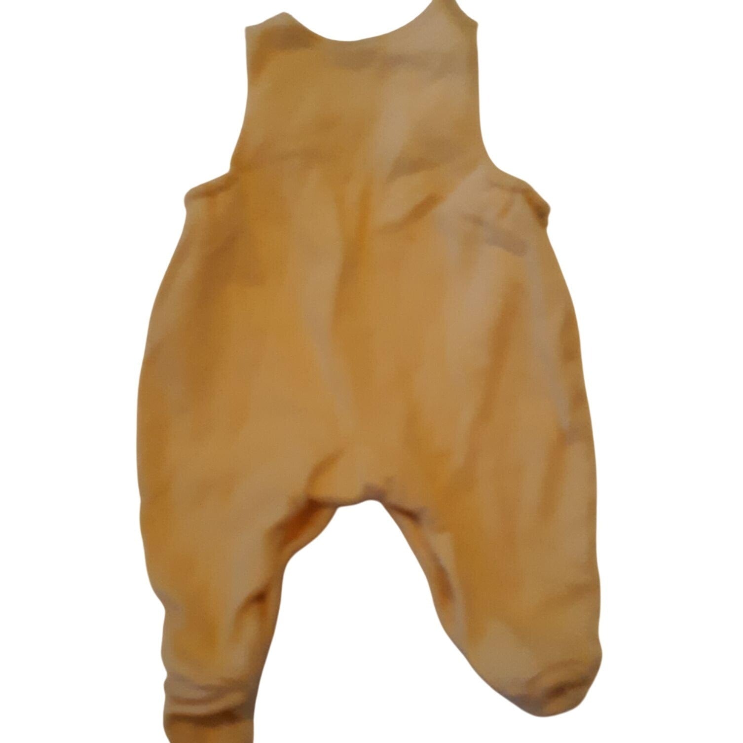 Carters Baby Girl One Piece Pajamas S 0-3M Yellow & White Animal Design Cotton