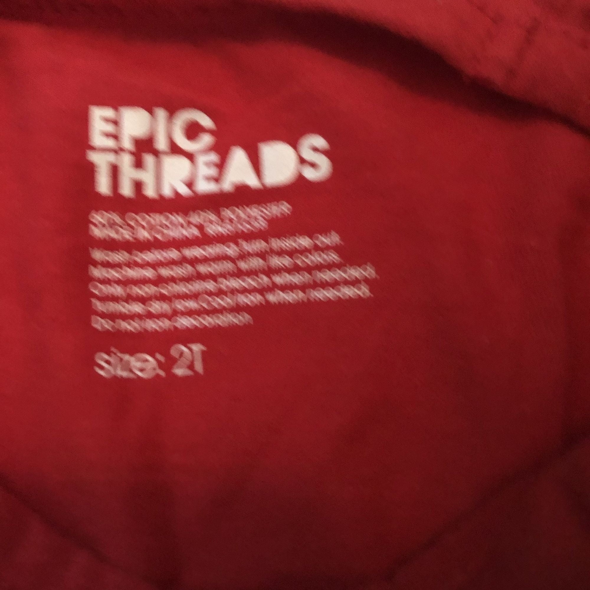 Epic Threads Girls Red Long Sleeve Shirt Quote My Super To Do List Size 2T
