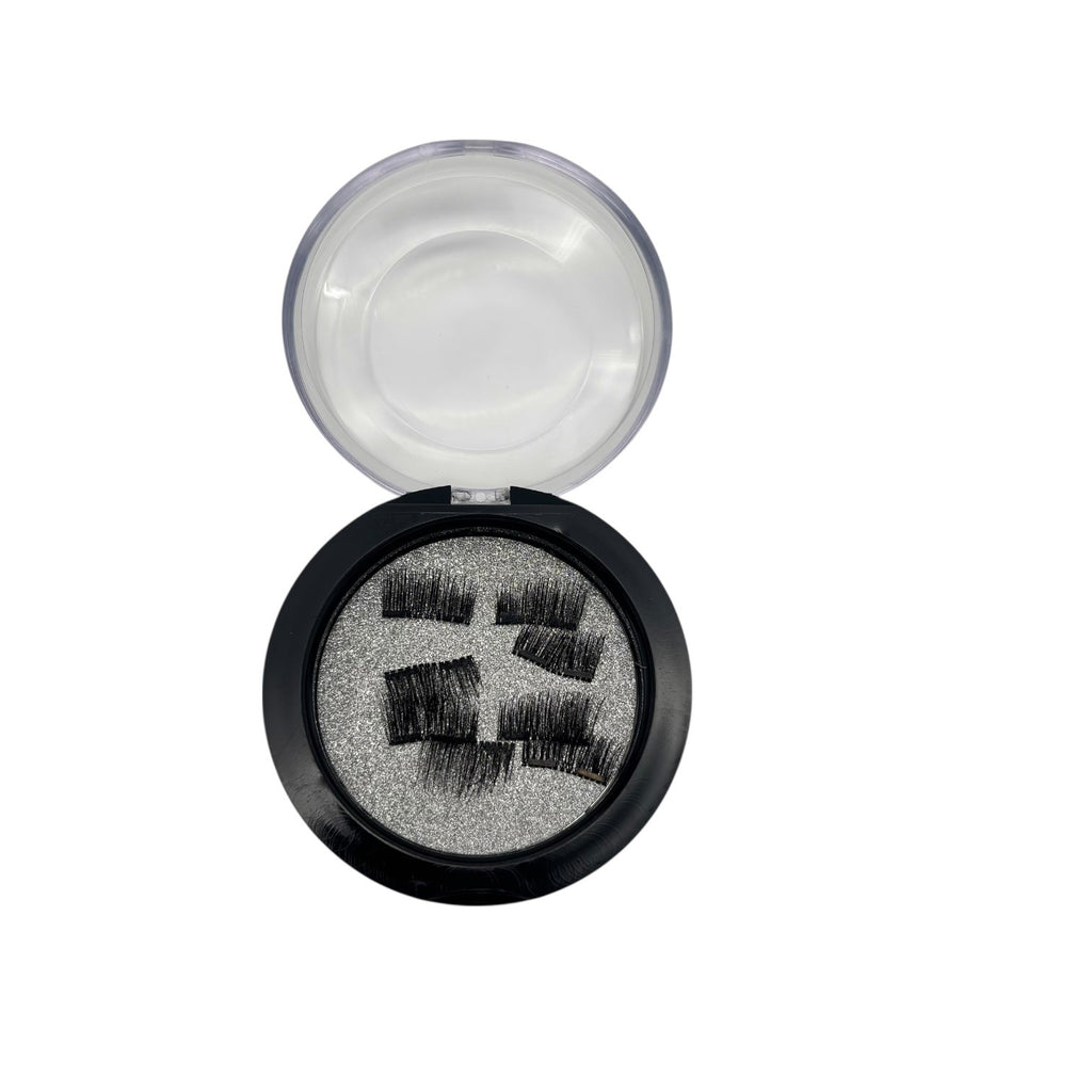 Magnetic Eyelashes Reusable No-Glue Eyelash Extensions Faux Mink in Compact Case