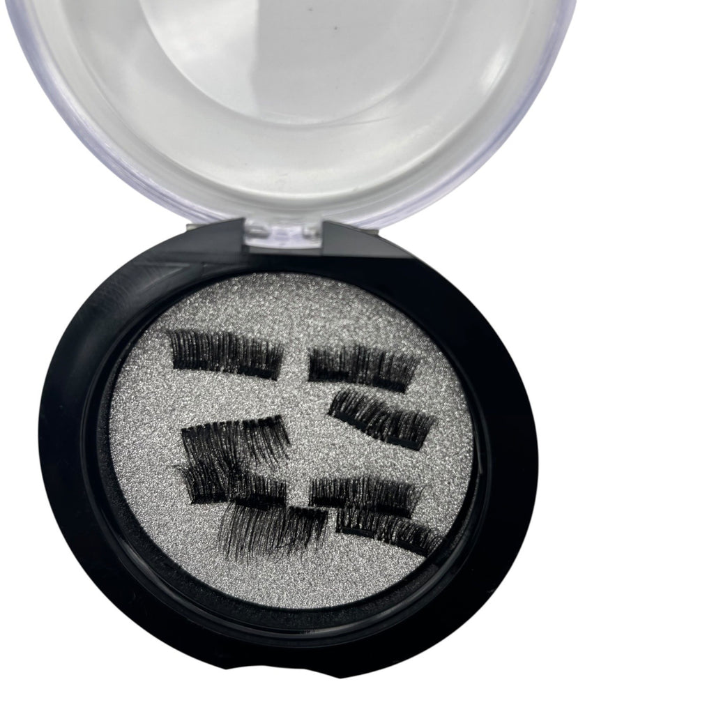 Magnetic Eyelashes Reusable No-Glue Eyelash Extensions Faux Mink in Compact Case