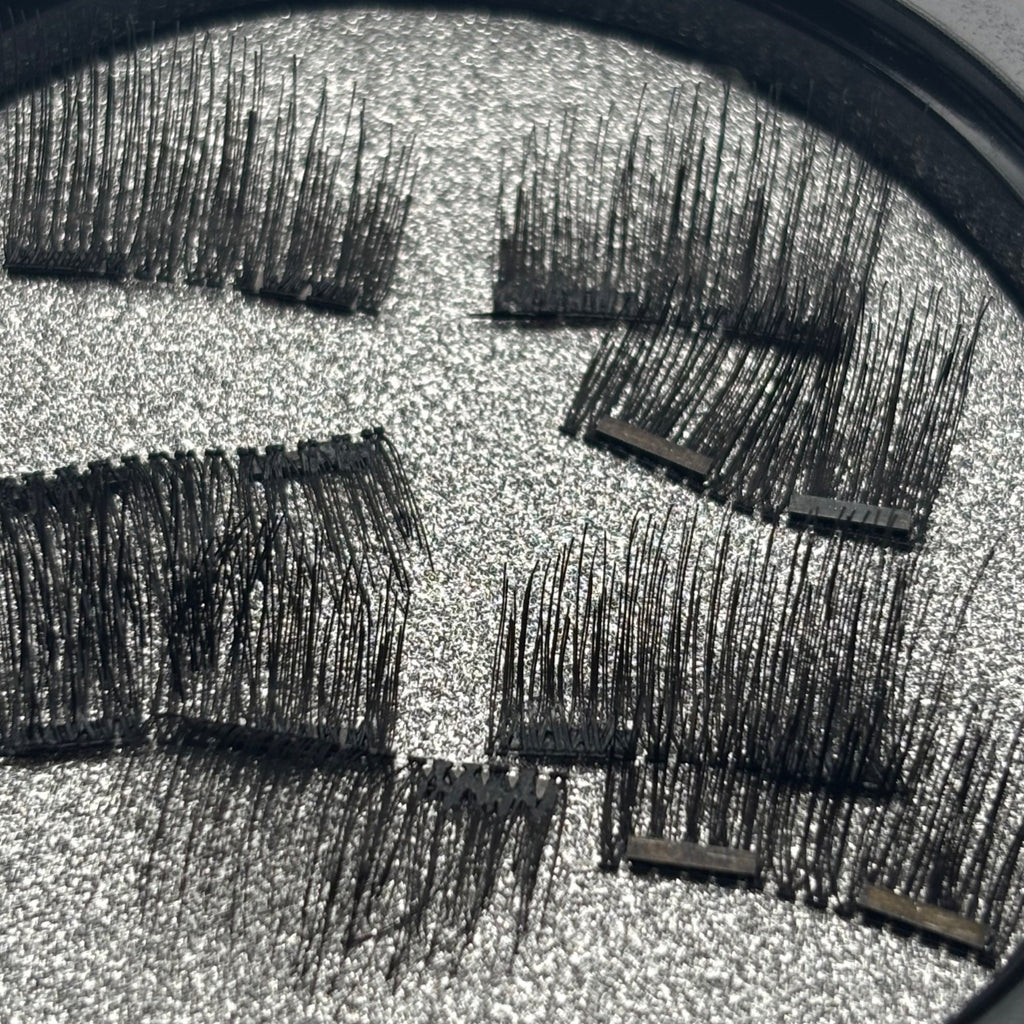 Magnetic Eyelashes Reusable No-Glue Eyelash Extensions Faux Mink in Compact Case