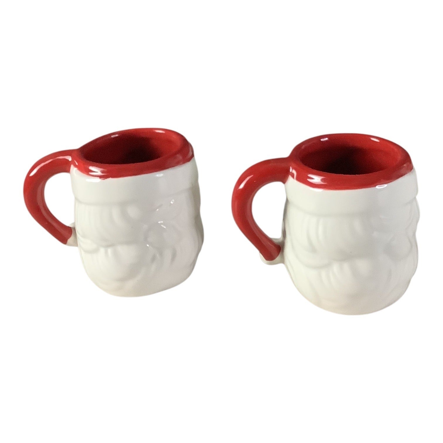 Lang Christmas Black Santa Claus Espresso Mug Set Of 2 Dishwasher Microwave Safe