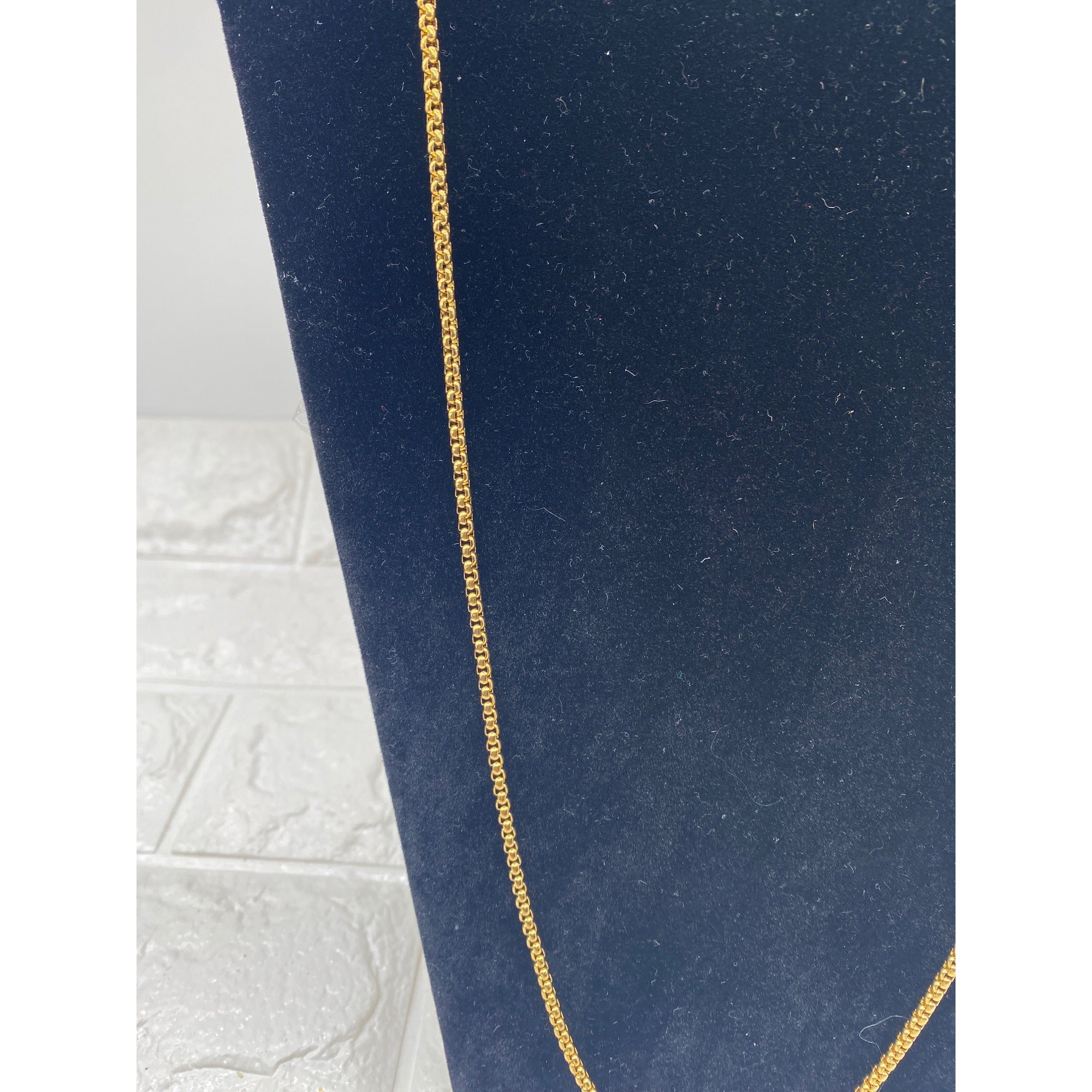 Corn Chain Titanium Steel Necklace Gold Tone Unisex Fashion Jewelry
