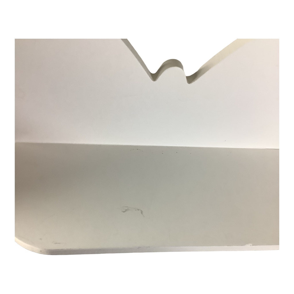 White Wooden Butterfly Wall Shelf Set Of 2 For Nursery Room Or Kids Decor Display