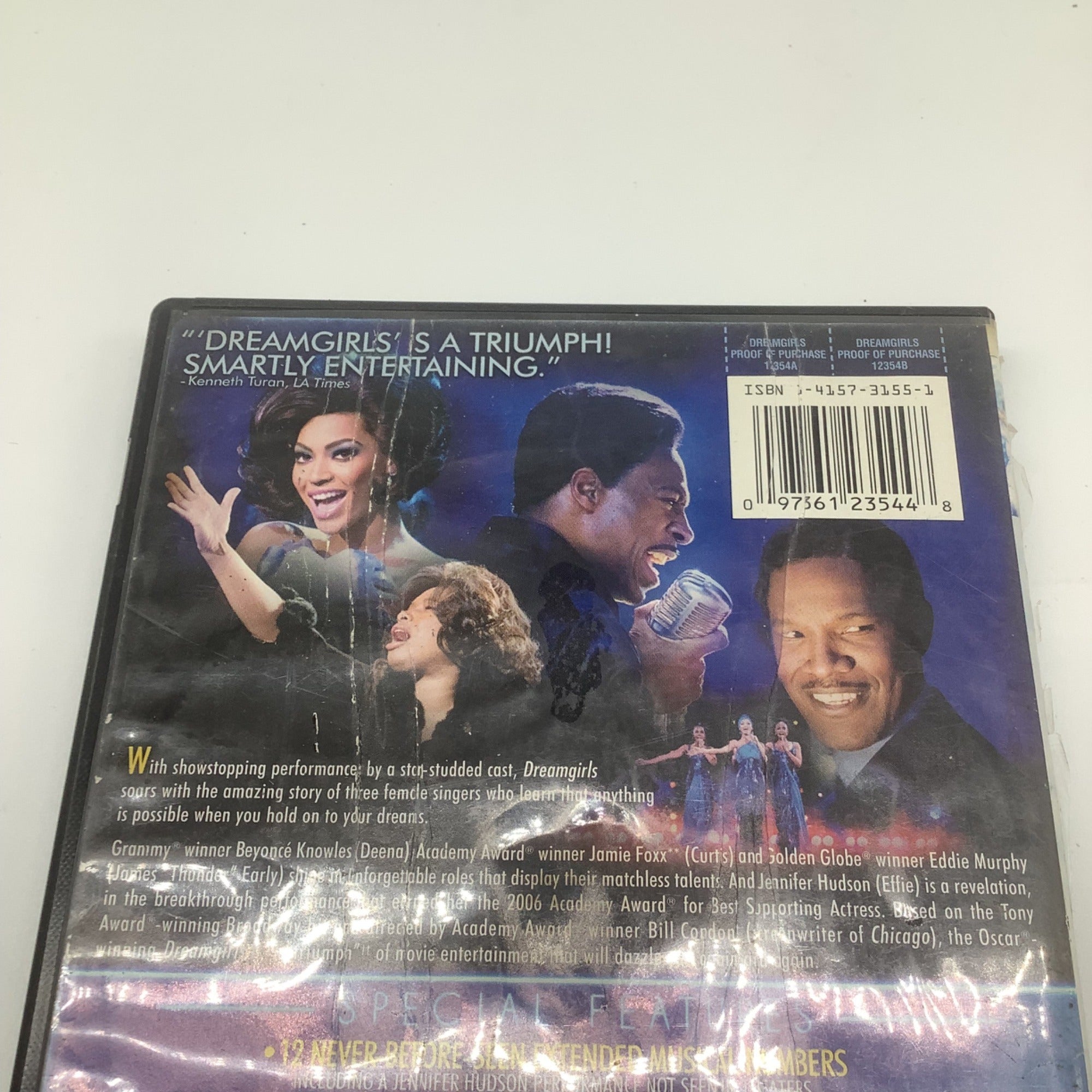 Dreamgirls DVD 2006 Jamie Foxx Beyoncé Eddie Murphy Jennifer Hudson Musical Full Screen