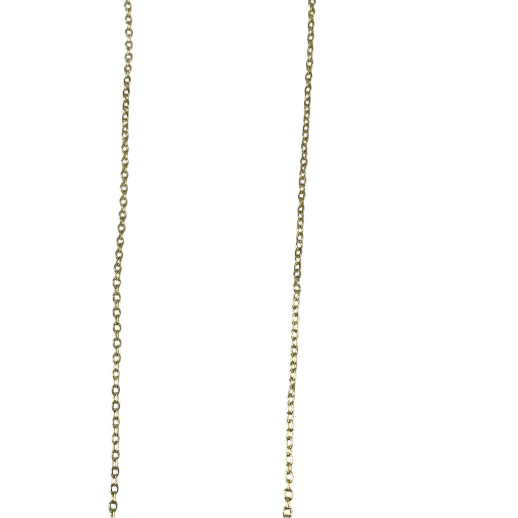 Bedazzled Love Letter Pendant Necklace Gold Tone Rhinestone & Gemstones Chain