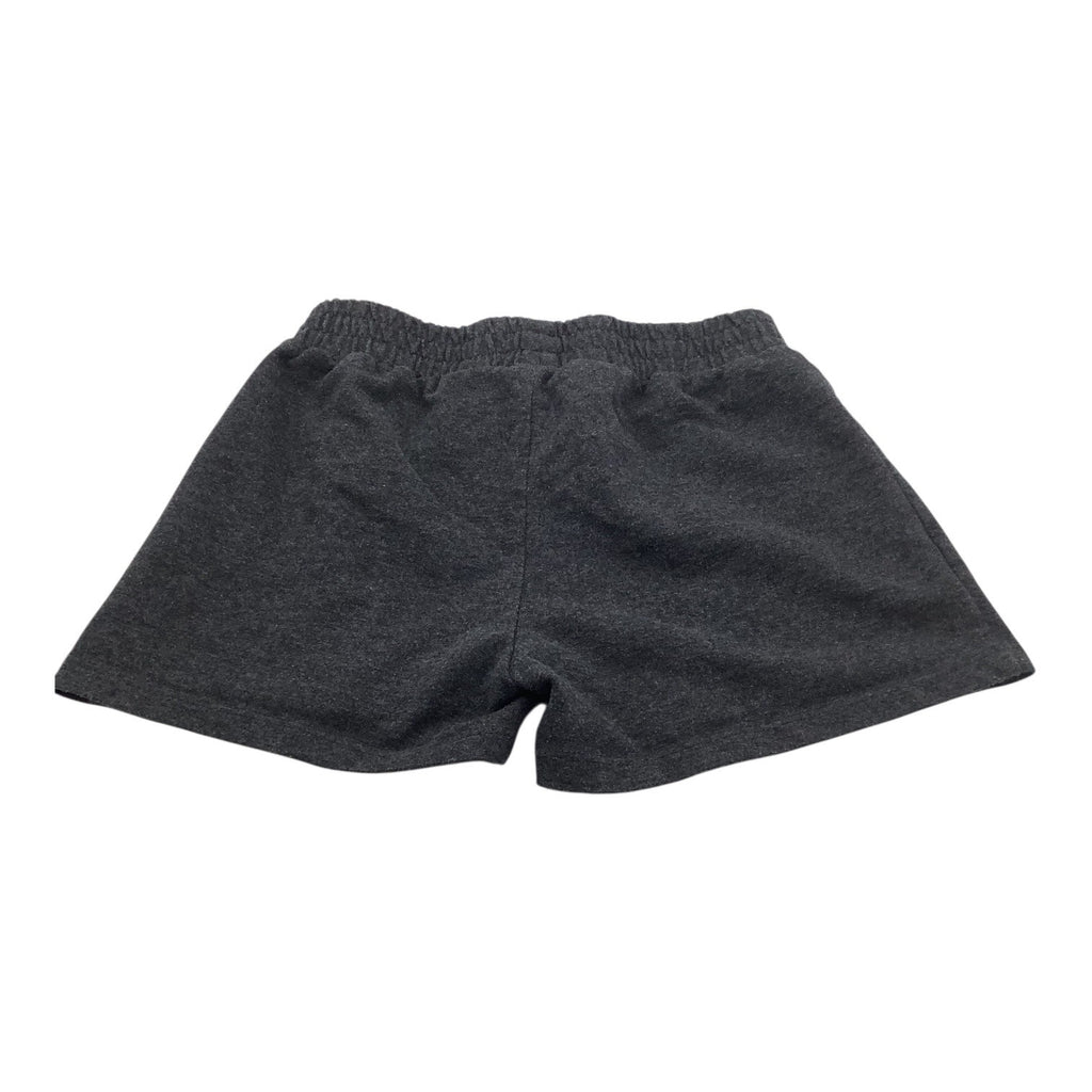 Puma Girls Athletic Shorts Size S 7/8 Charcoal Gray With Pink Logo Casual