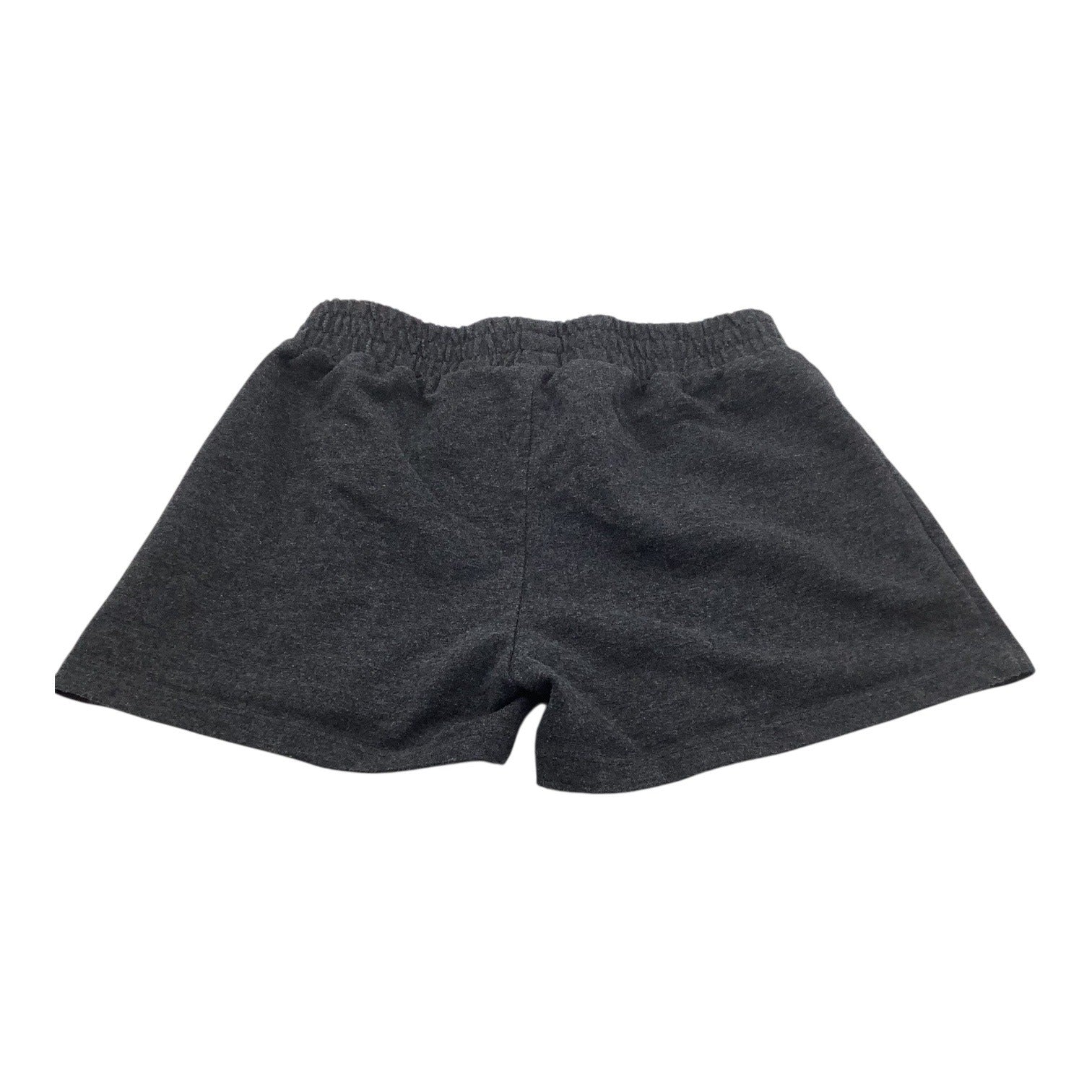 Puma Girls Athletic Shorts Size S 7/8 Charcoal Gray With Pink Logo Casual