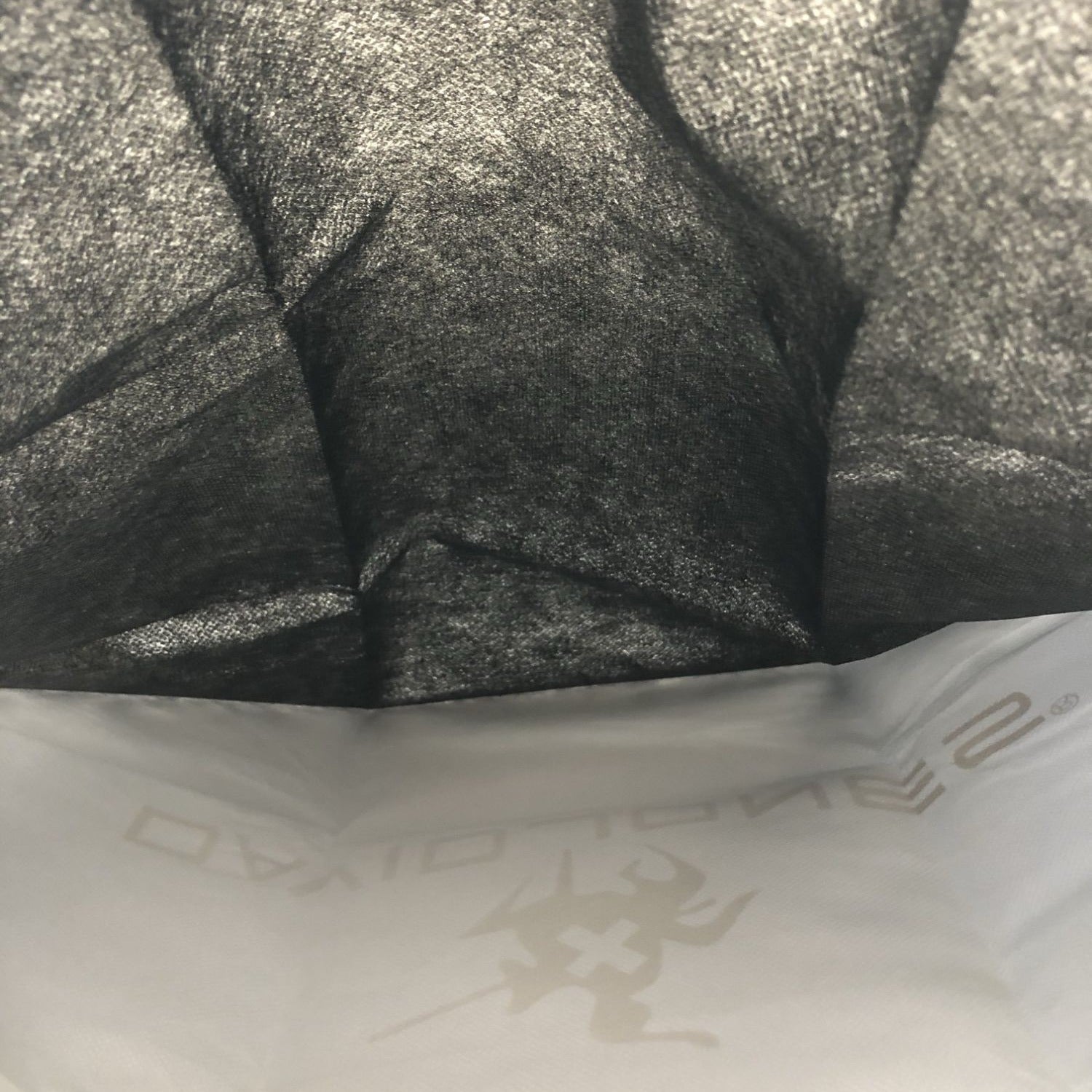 David Jones Glittering Non-Woven Tote Bag Silver Lightweight Eco-Friendly Shopping Reusable