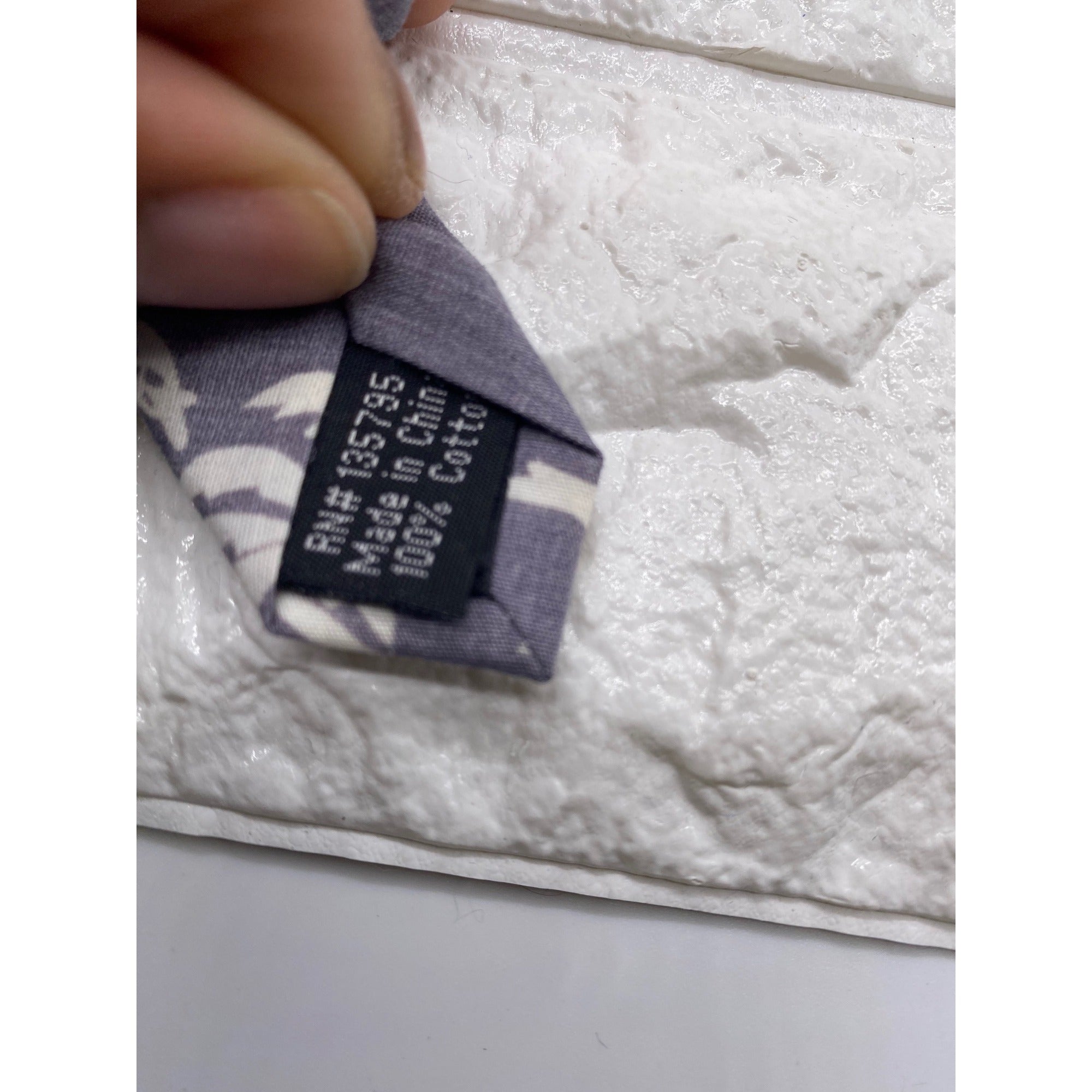 Skinny Tie Madness Mens Floral Skinny Necktie White Grey Cotton 58x2"