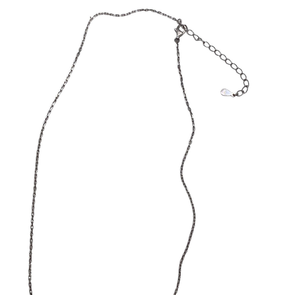 Silver Mountain S925 Sterling Silver 18in  Necklace With Elegant Pendant & Chain