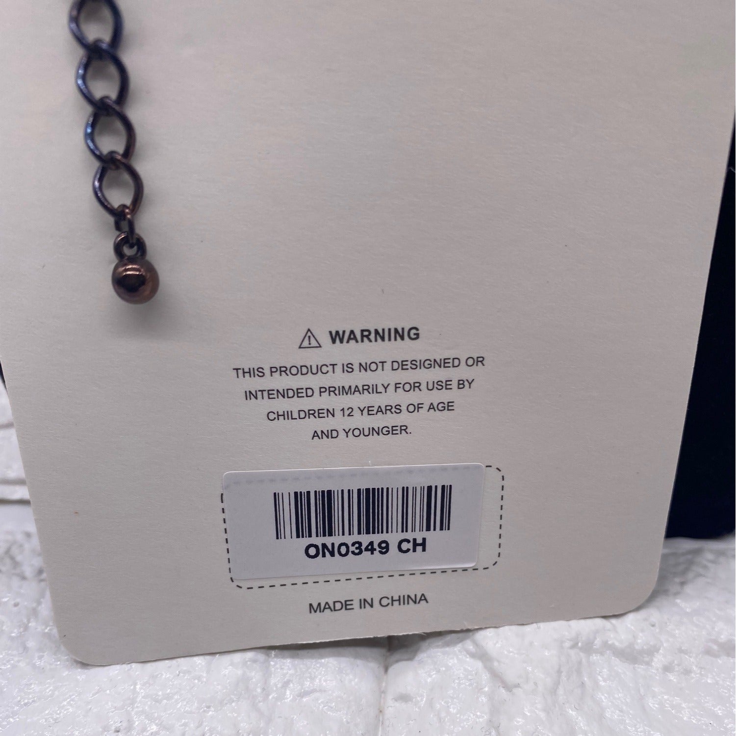 Fashion Leader Unisex Cross Pendant Necklace Copper & Black Adjustable Chain