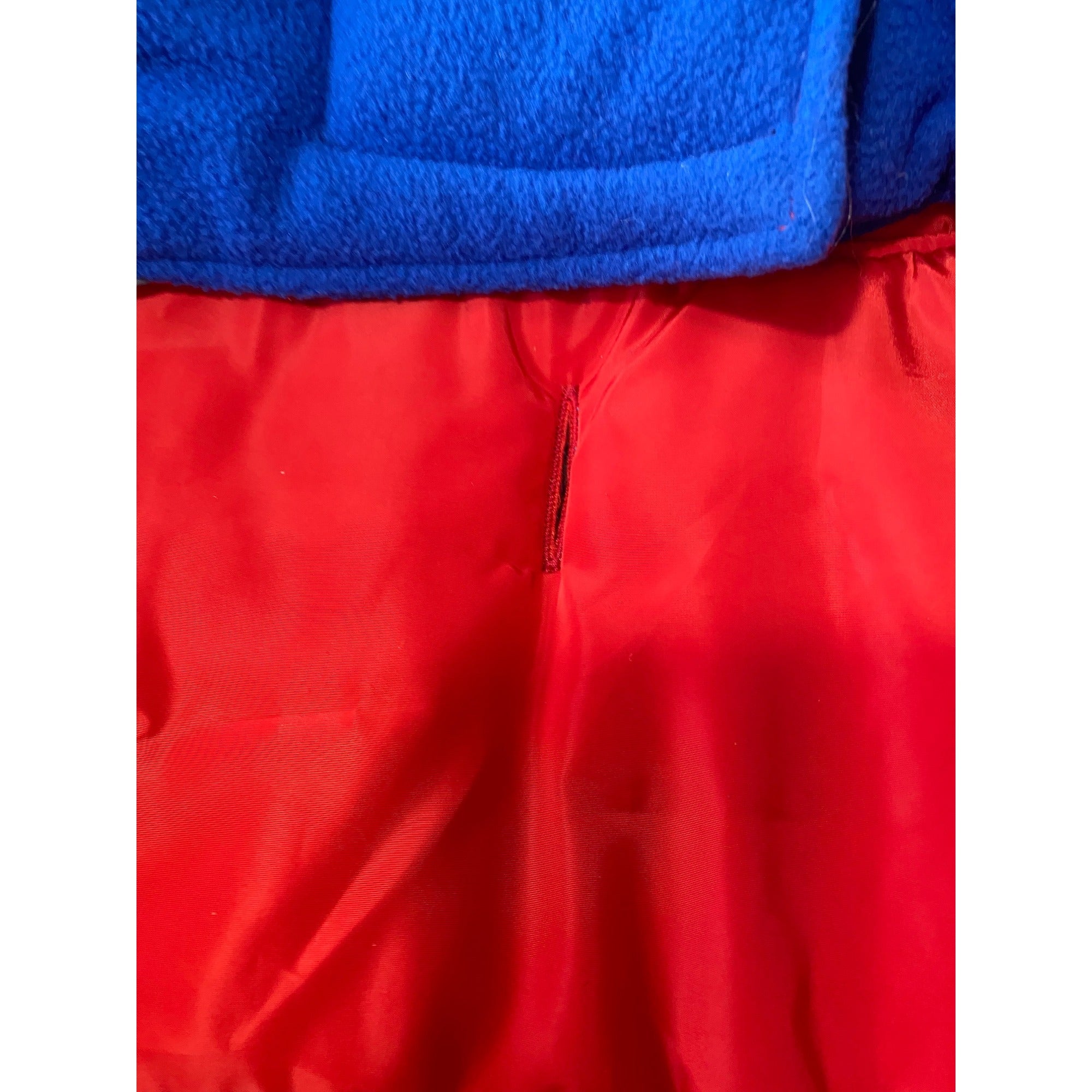 Reversible Dog Cold Weather Jacket 3XL Red & Blue Star Pattern Waterproof & Windproof Adjustable Reflective Vest