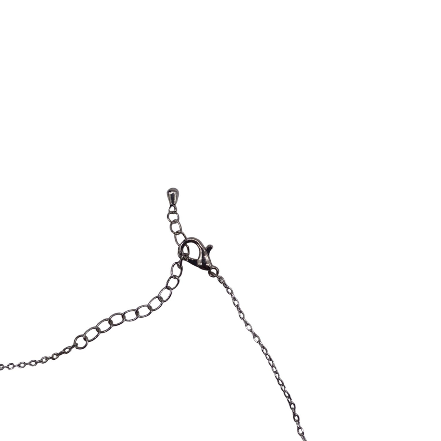 3D Bee Pendant Necklace Silver Tone Adjustable Chain Cupronickel Modern Design