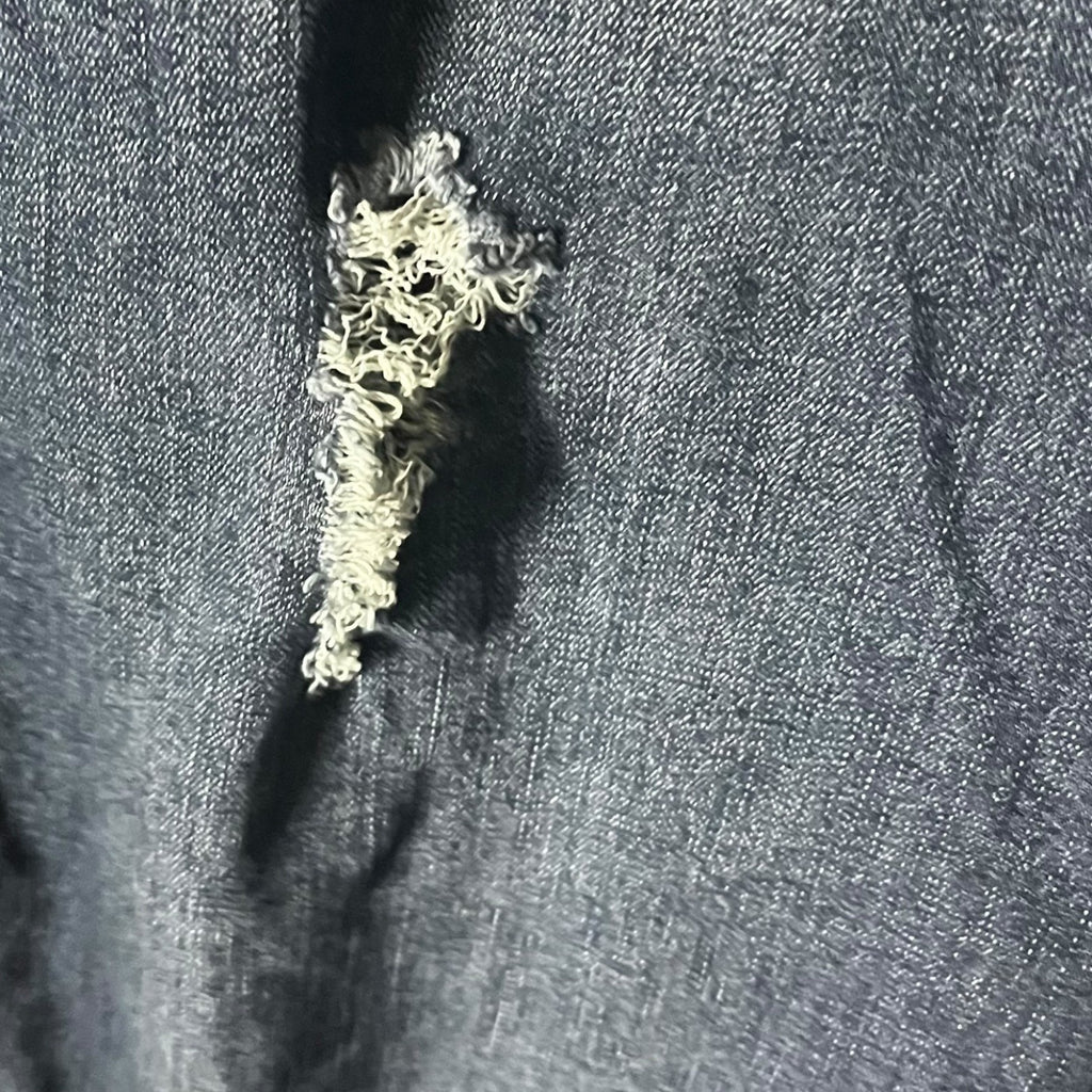 Venezia By Lane Bryant Denim Distressed Patchwork Jeans Womens Size 24 Blue