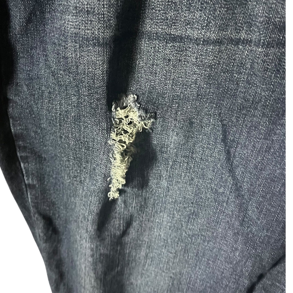 Venezia By Lane Bryant Denim Distressed Patchwork Jeans Womens Size 24 Blue