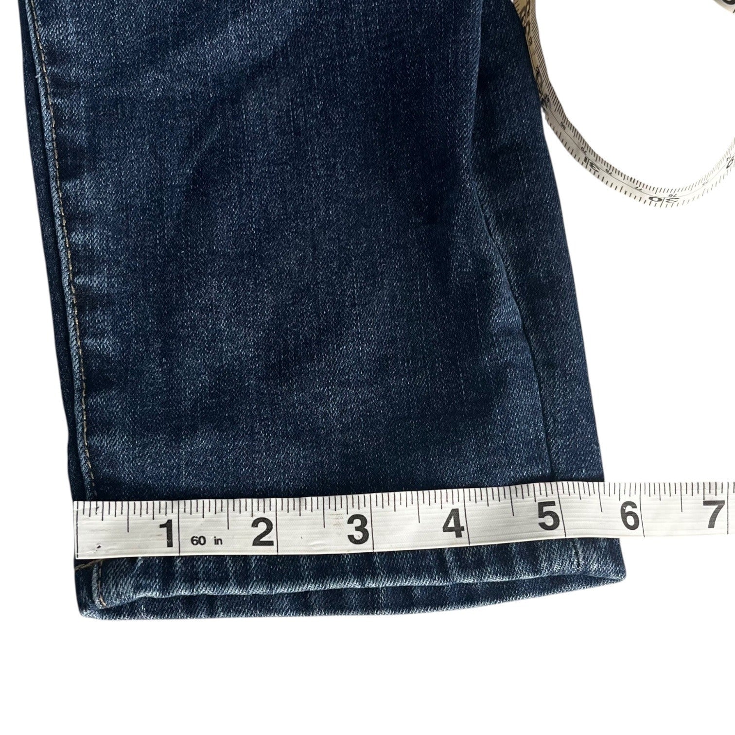 Venezia By Lane Bryant Denim Distressed Patchwork Jeans Womens Size 24 Blue