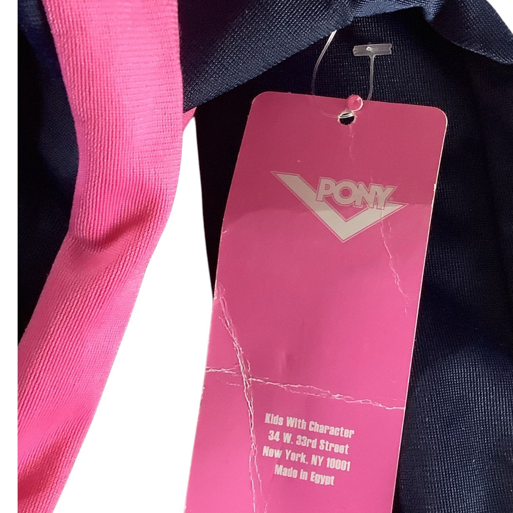 Pony Baby Girl 12M Sweatsuit Pink & Blue Hoodie Pants Set Polyester Graphic
