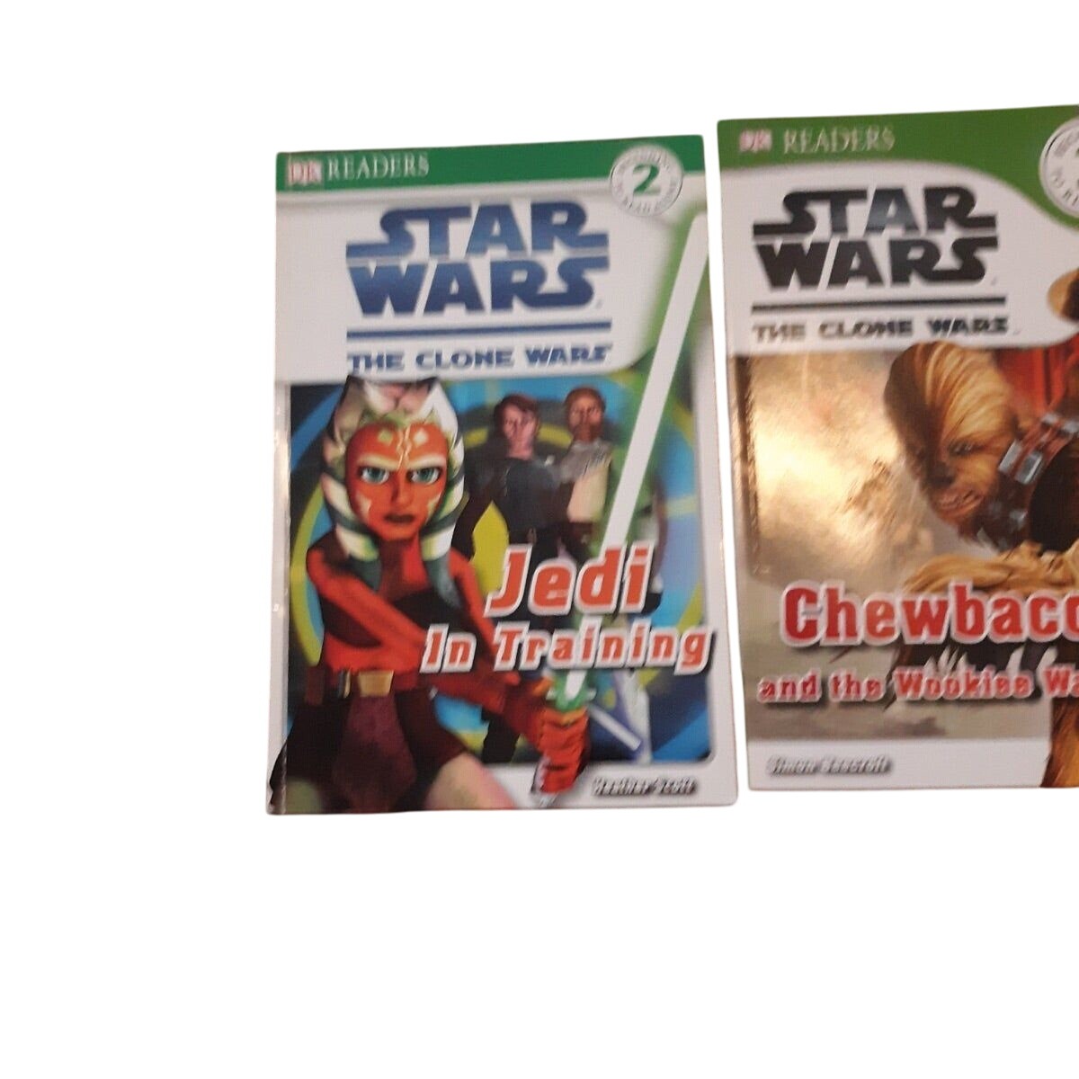 Star Wars The Clone Wars Readers Level 2 Set Of 3 Books Jedi Chewbacca Boba Fett
