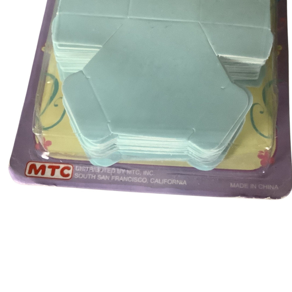 2 Packs Baby Party Favor Boxes PF-1650 MTC 24-Count Blue Flat Fold Design