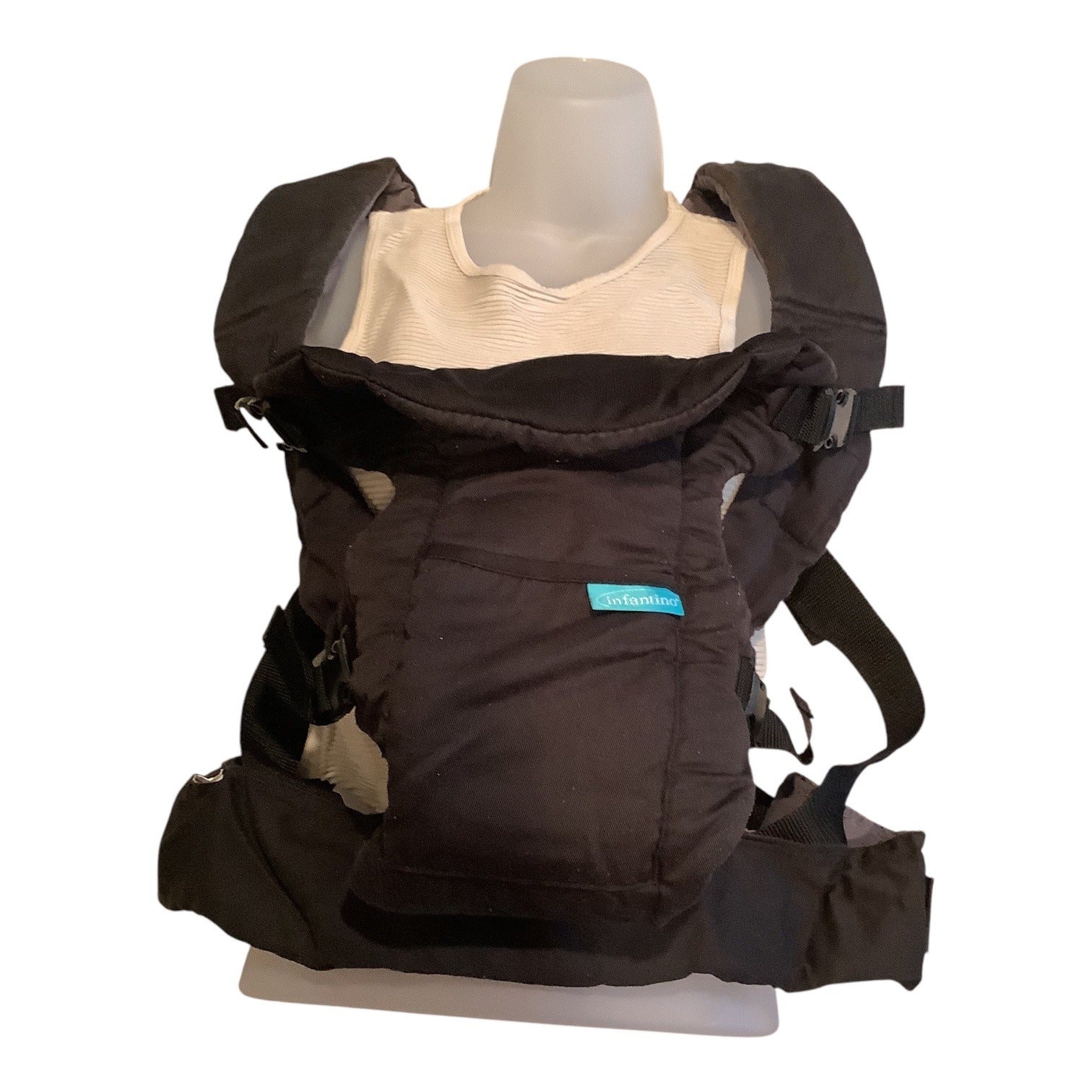 Infantino Ergonomic Adjustable Baby Carrier Black 8lb-32lb