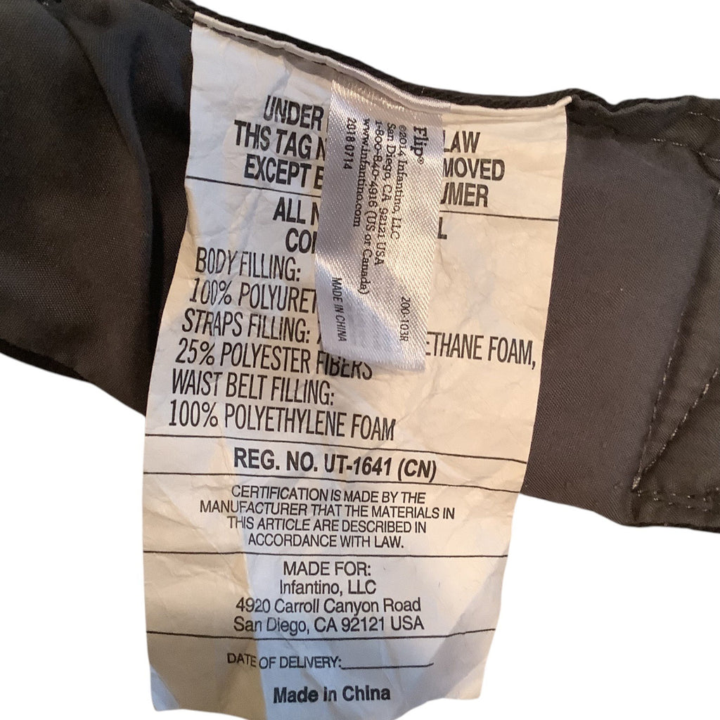 Infantino Ergonomic Adjustable Baby Carrier Black 8lb-32lb