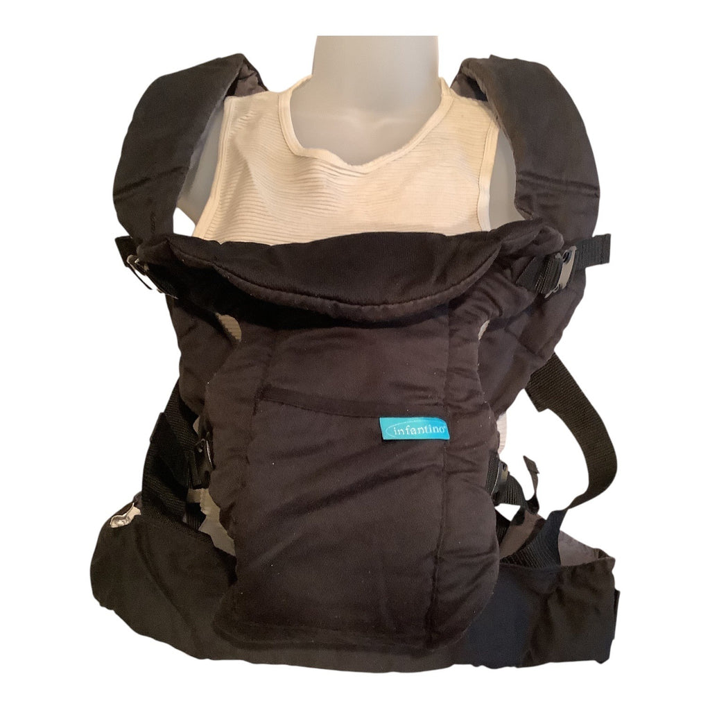 Infantino Ergonomic Adjustable Baby Carrier Black 8lb-32lb