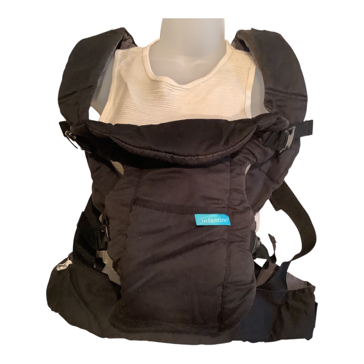 Infantino Ergonomic Adjustable Baby Carrier Black 8lb-32lb