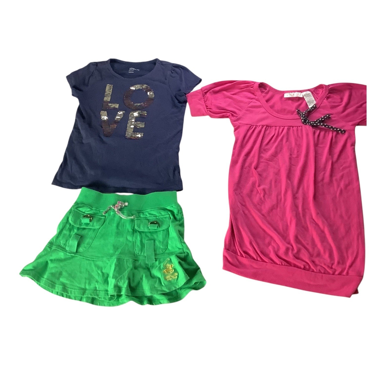 Girls Clothing Lot Of 3 Beverly Hills Polo Club Epic Threads & Self Esteem Size 6X