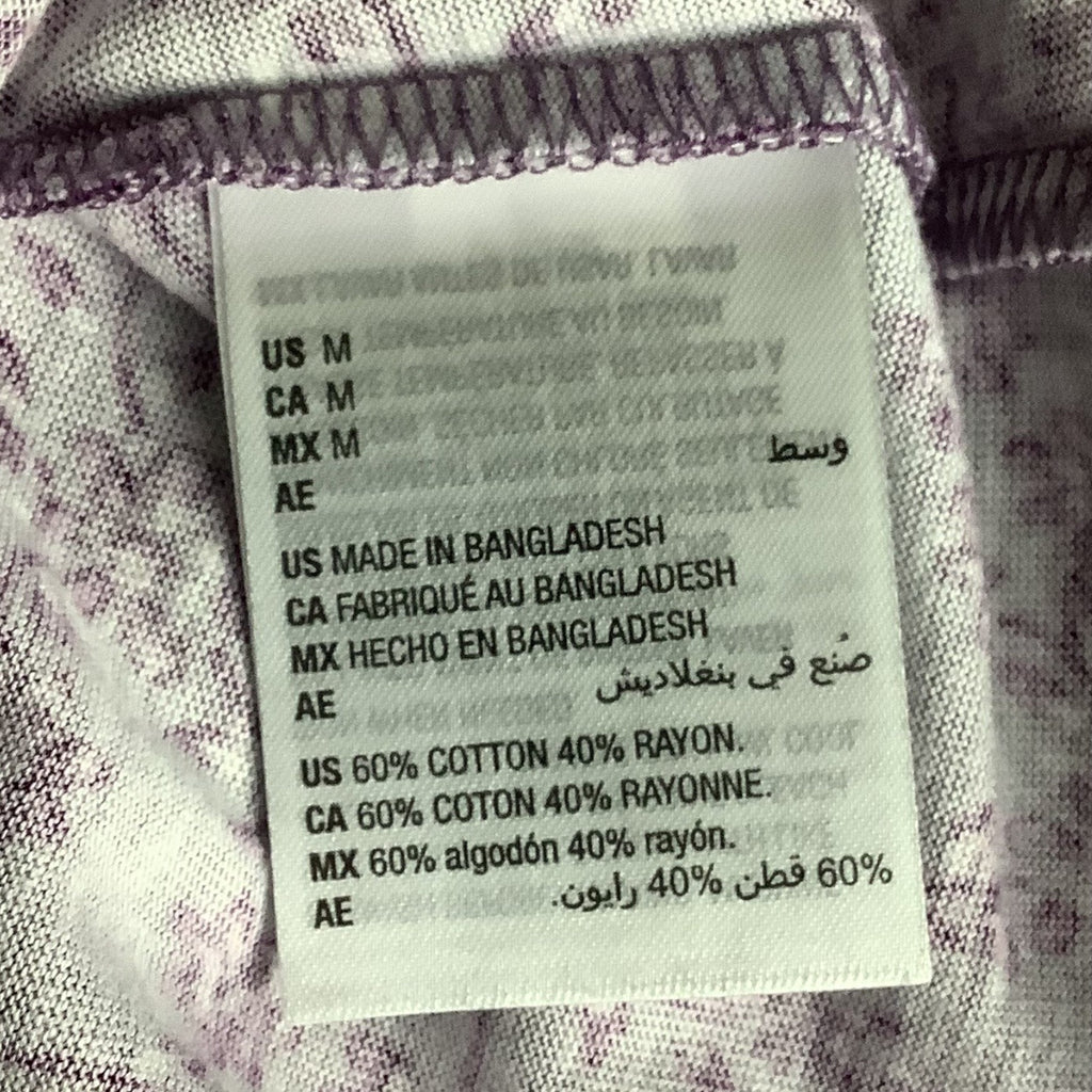 Charter Club Women's Notch Collar & Cropped Pajama Pants Set Floral Size M