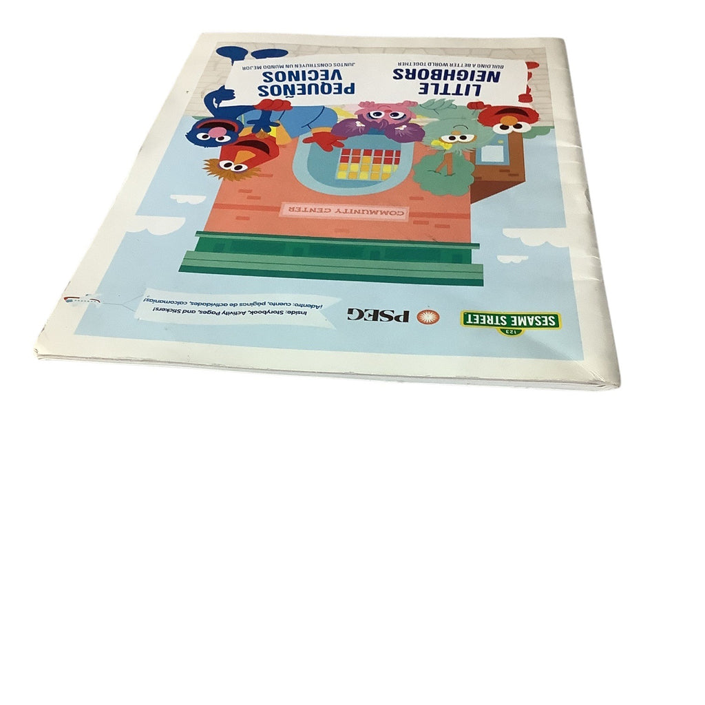 Sesame Street Little Neighbors Activity Book Bilingual Kids Collaboration PSEG