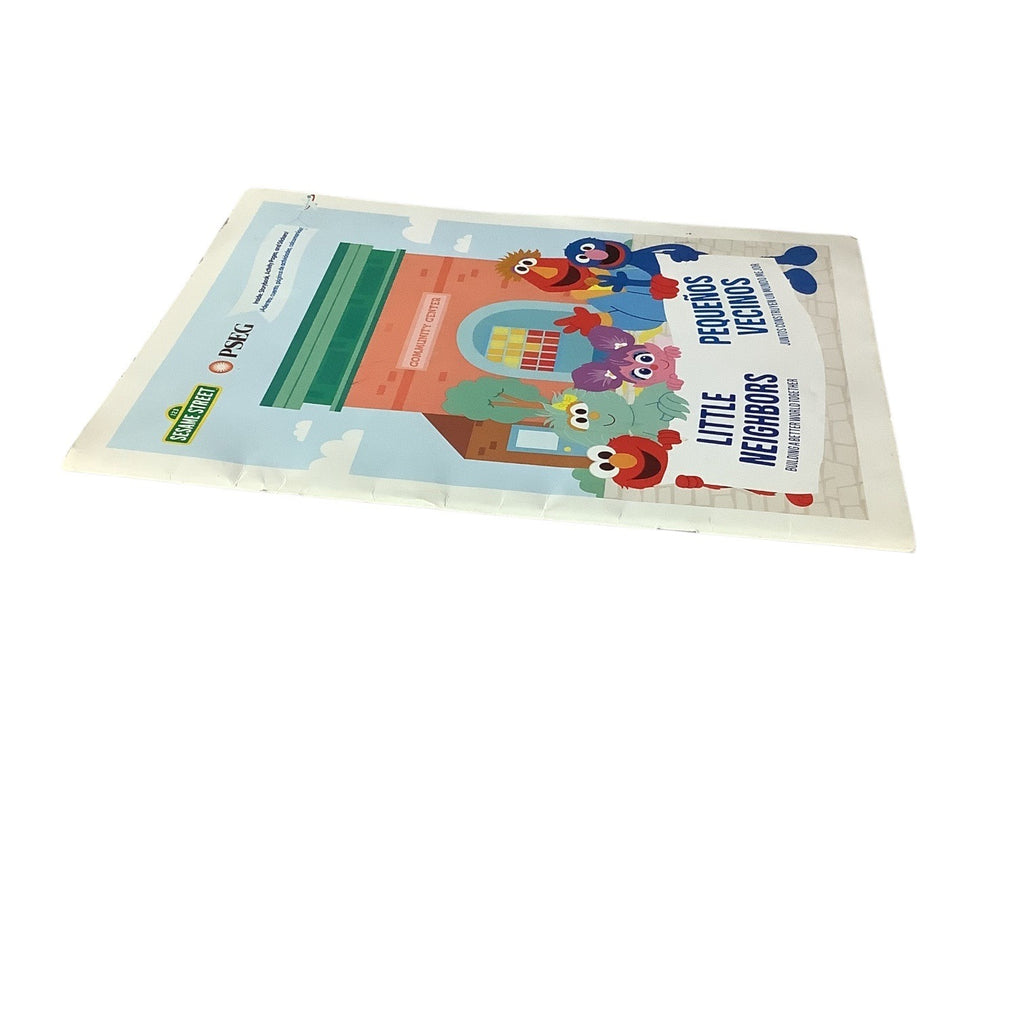 Sesame Street Little Neighbors Activity Book Bilingual Kids Collaboration PSEG