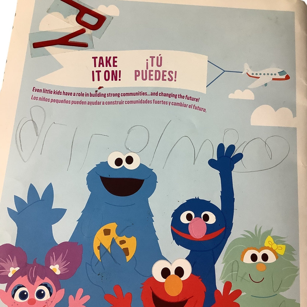 Sesame Street Little Neighbors Activity Book Bilingual Kids Collaboration PSEG