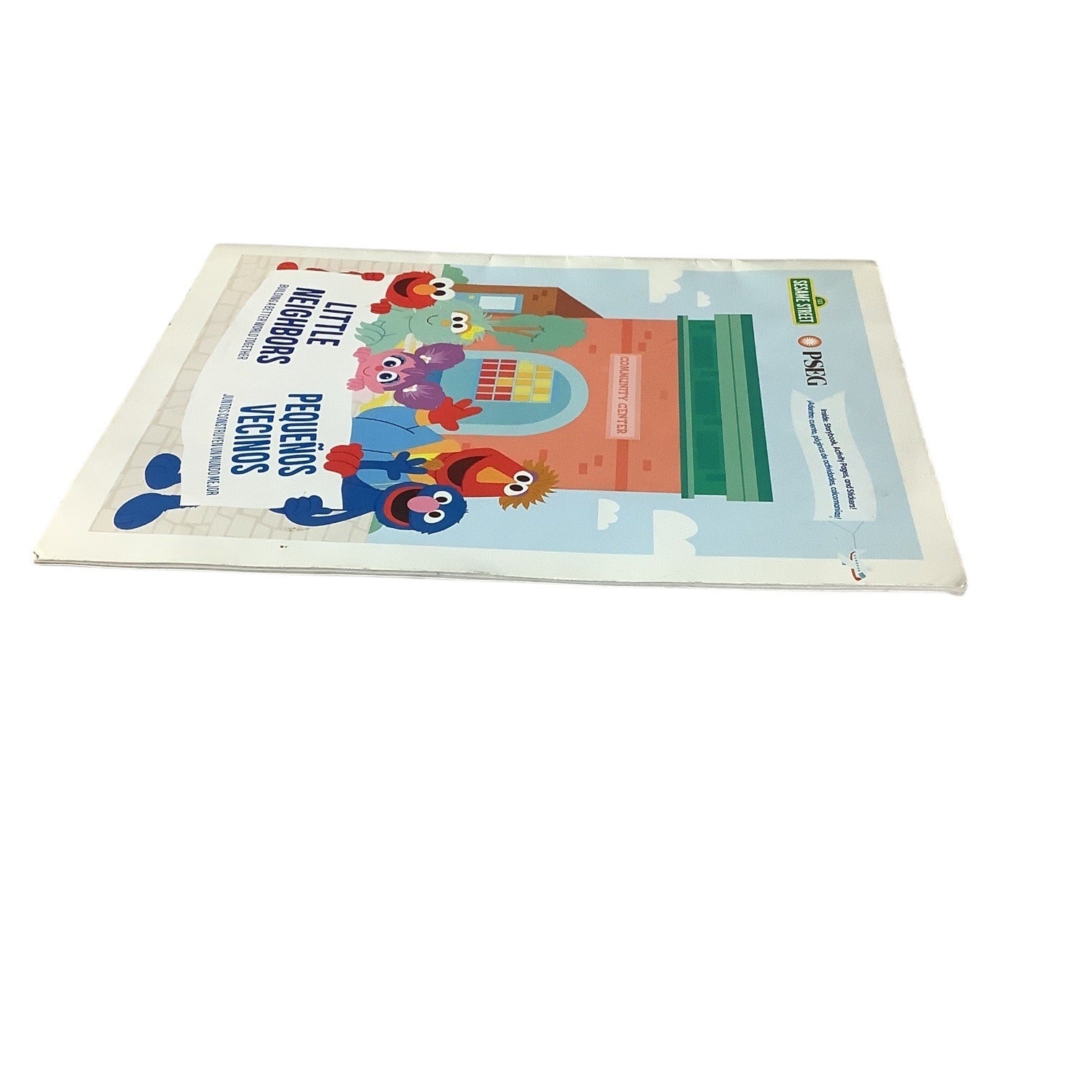 Sesame Street Little Neighbors Activity Book Bilingual Kids Collaboration PSEG