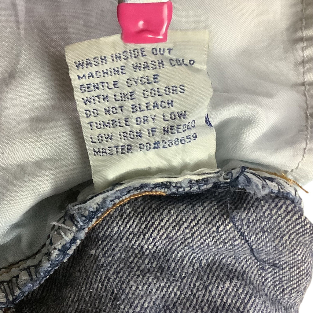 Aviva Girls Daisy Dukes Style Jean Shorts Distressed Denim Blue Size 14