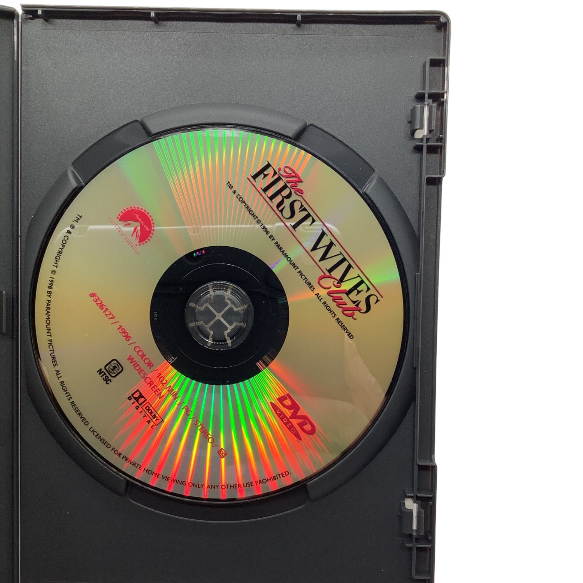 The First Wives Club DVD 1996 Widescreen Edition Bette Midler Comedy Movie