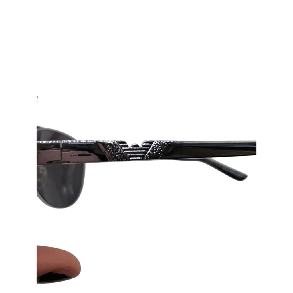 Aviator Style Womens Fashion Sunglasses Silver Frame Black Gradient Lenses UV400 Protection