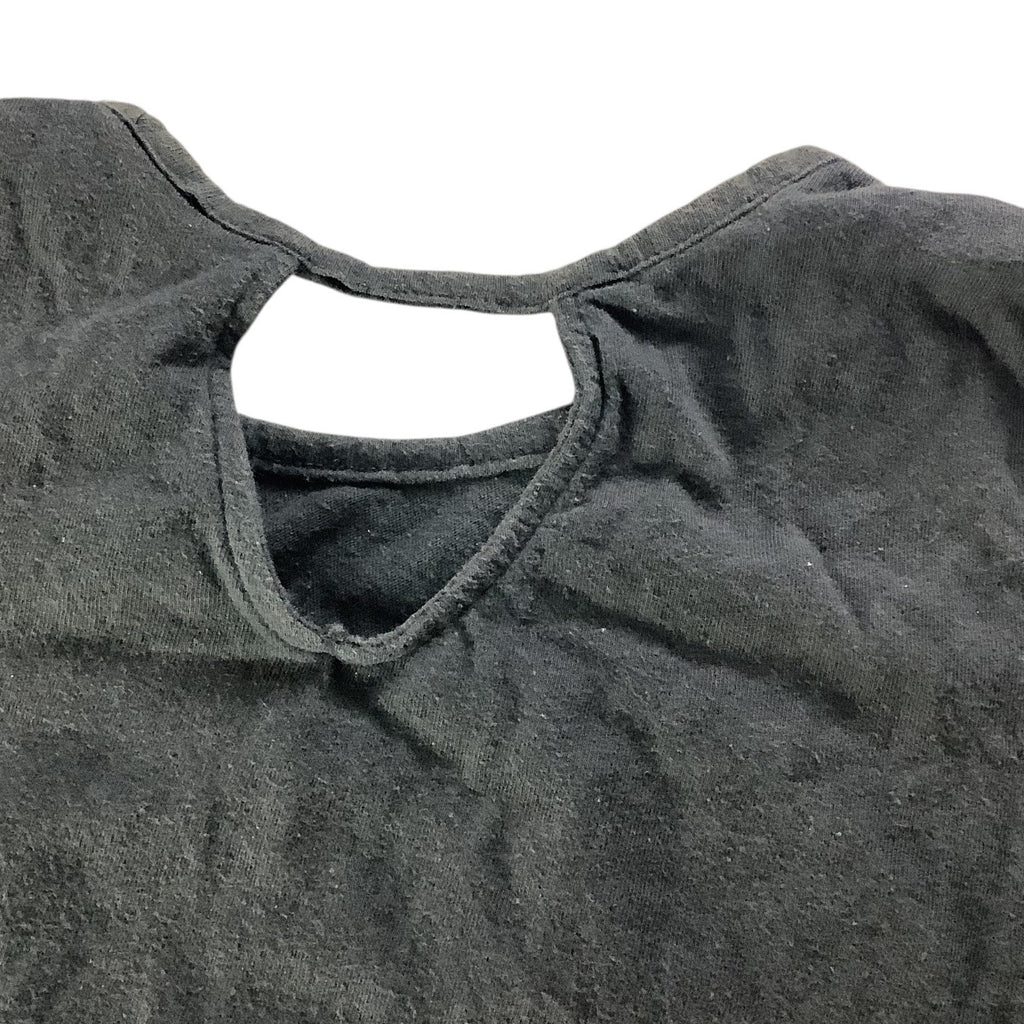 Old Navy Girls Black Graphic Tee "Power To The Girls" Design Short Sleeve M (8)