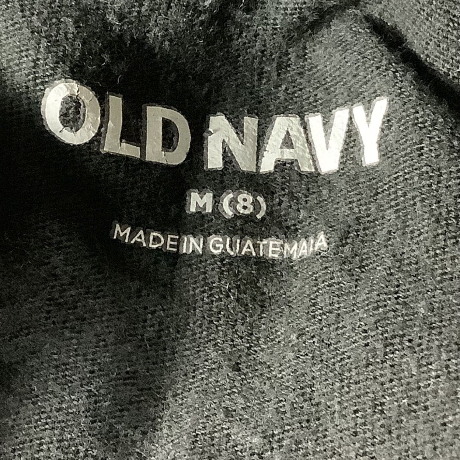 Old Navy Girls Black Graphic Tee "Power To The Girls" Design Short Sleeve M (8)