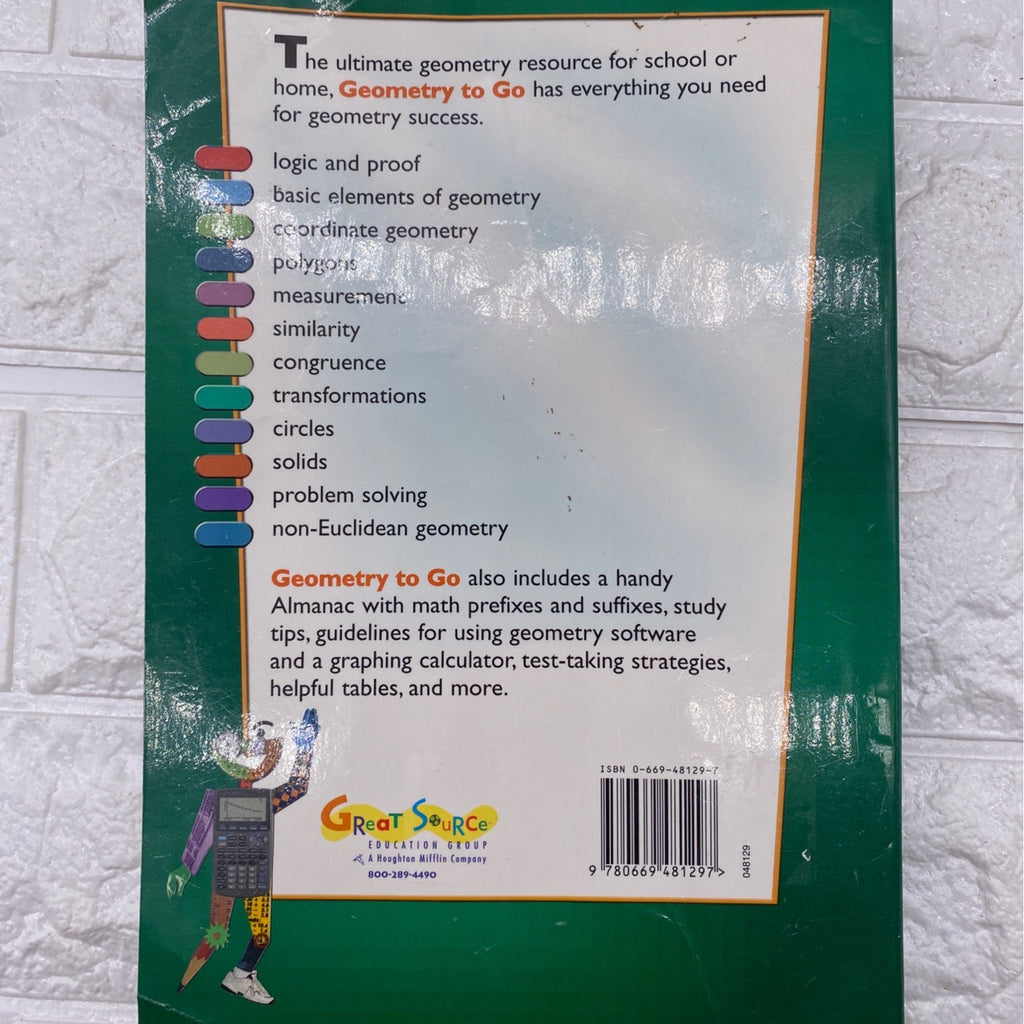 Geometry To Go: A Mathematics Handbook Softcover 2001 Reference Book