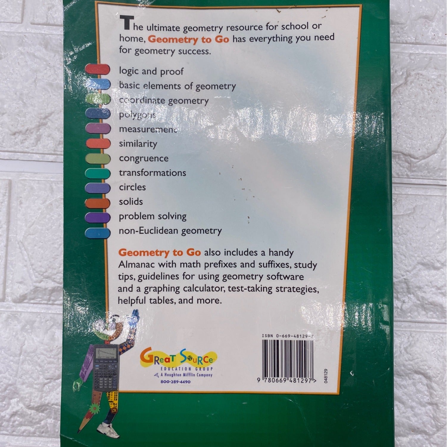 Geometry To Go: A Mathematics Handbook Softcover 2001 Reference Book