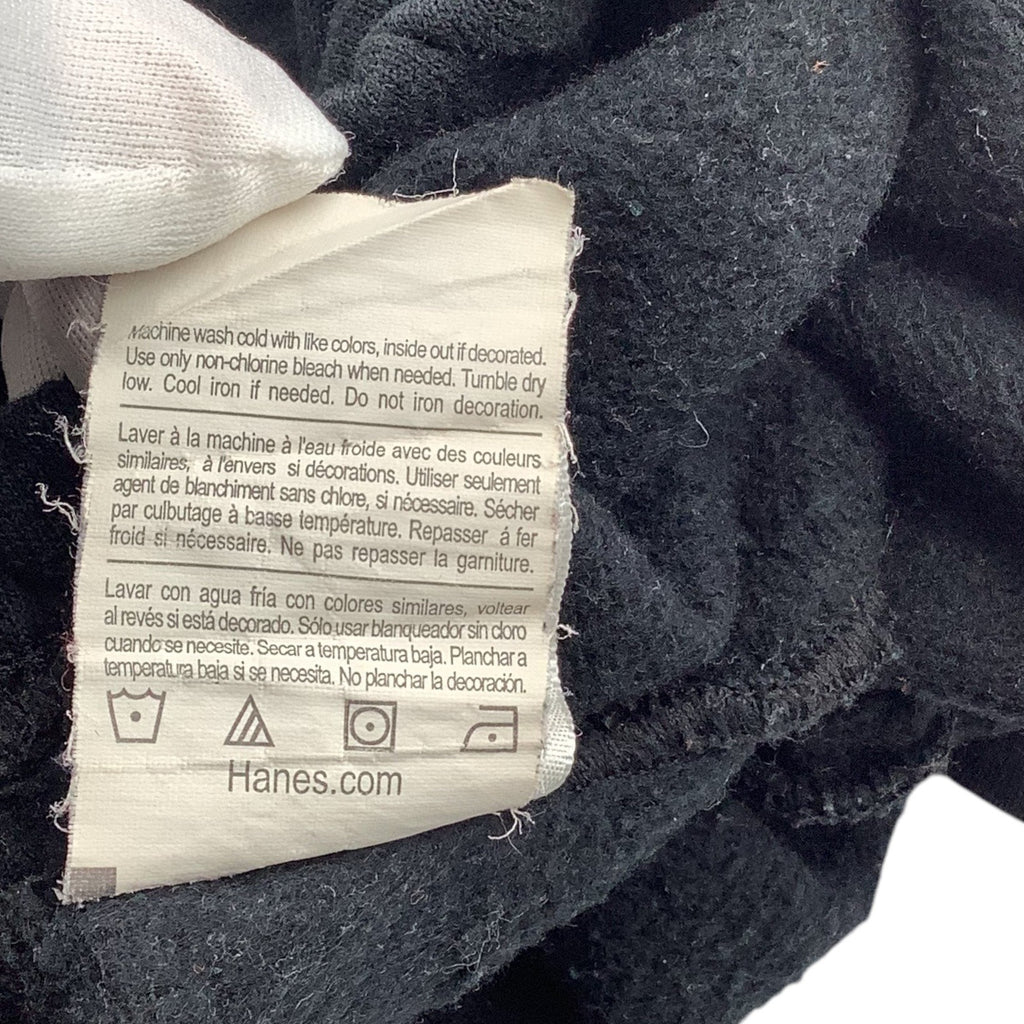 Hanes Girls Black ComfortBlend Fleece Sweatpants Open Leg XS 4/5