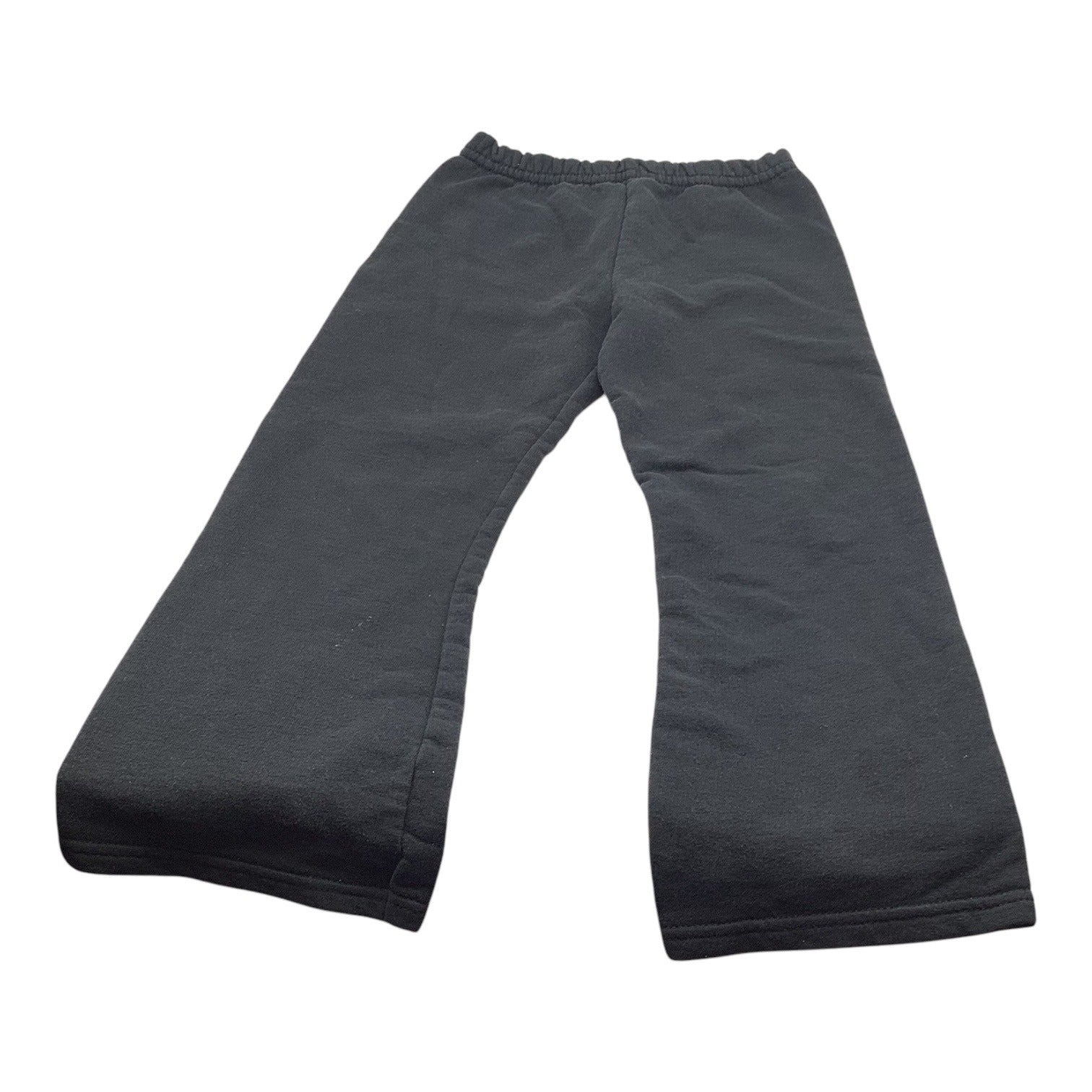 Hanes Girls Black ComfortBlend Fleece Sweatpants Open Leg XS 4/5