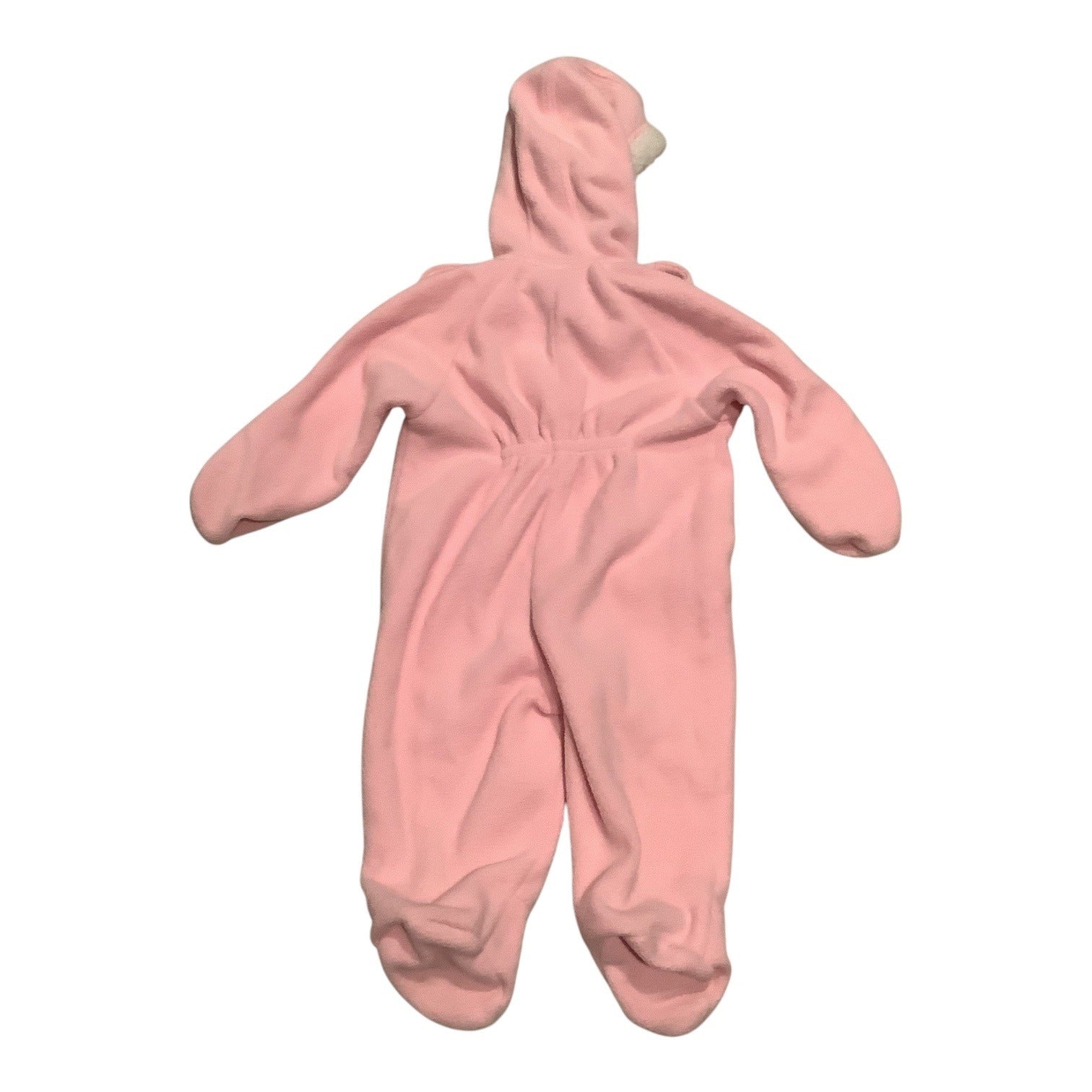 Arizona Jean Company Baby Girl Pink Lil Kitty Hooded Jumpsuit 3-6 Months