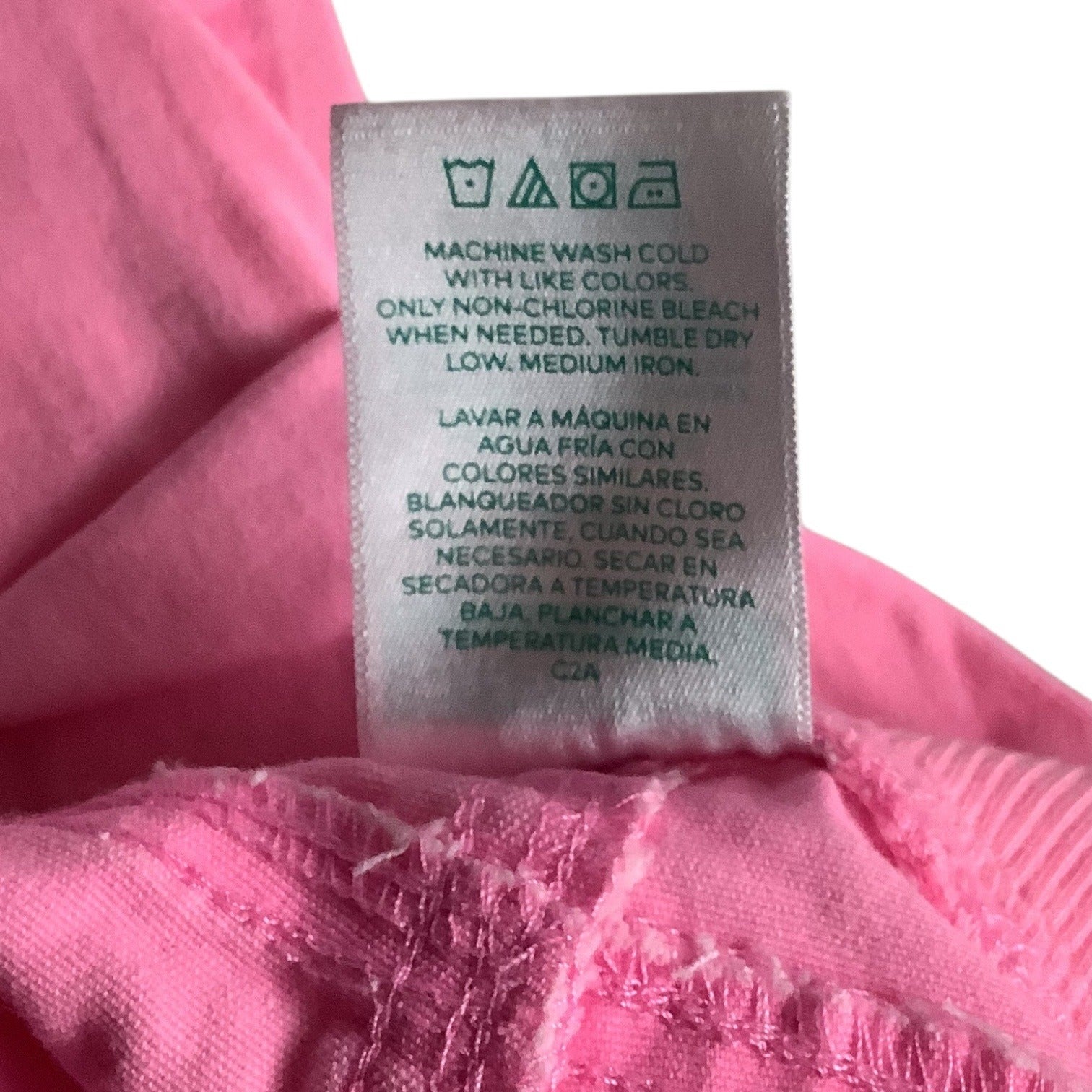 Garanimals Baby Girl Pink Ruffled Pants Size 3-6M Elastic Waist Cotton Blend